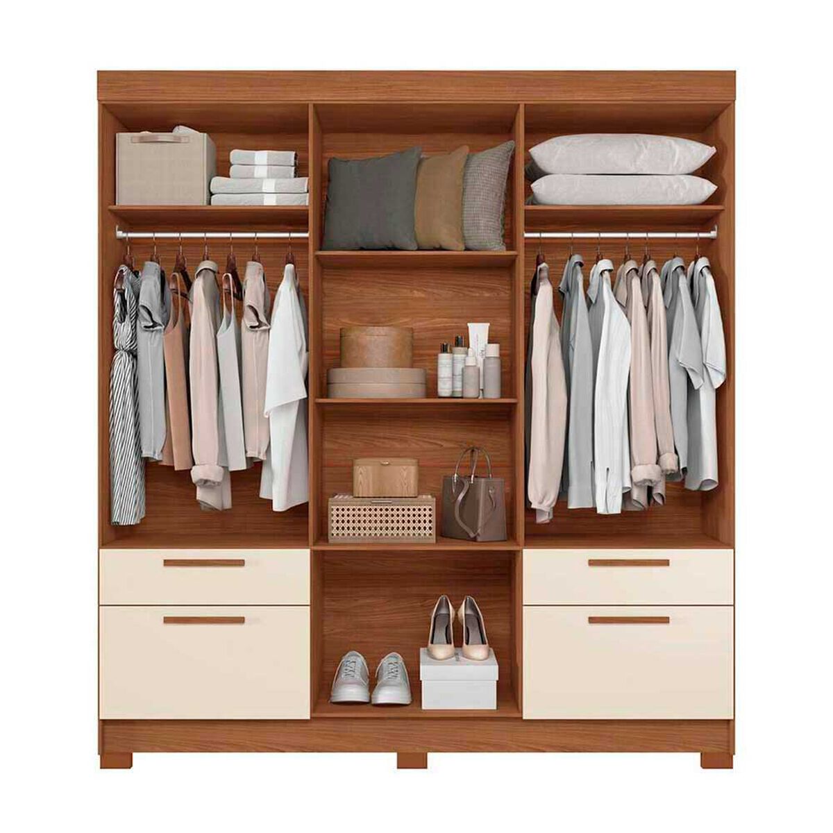 Cl&oacute;set Onessta Curitiba 8 Puertas 4 Cajones Arena