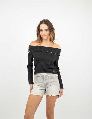 Imagen 1 del producto Sweater Bardot Mujer Soviet Negro