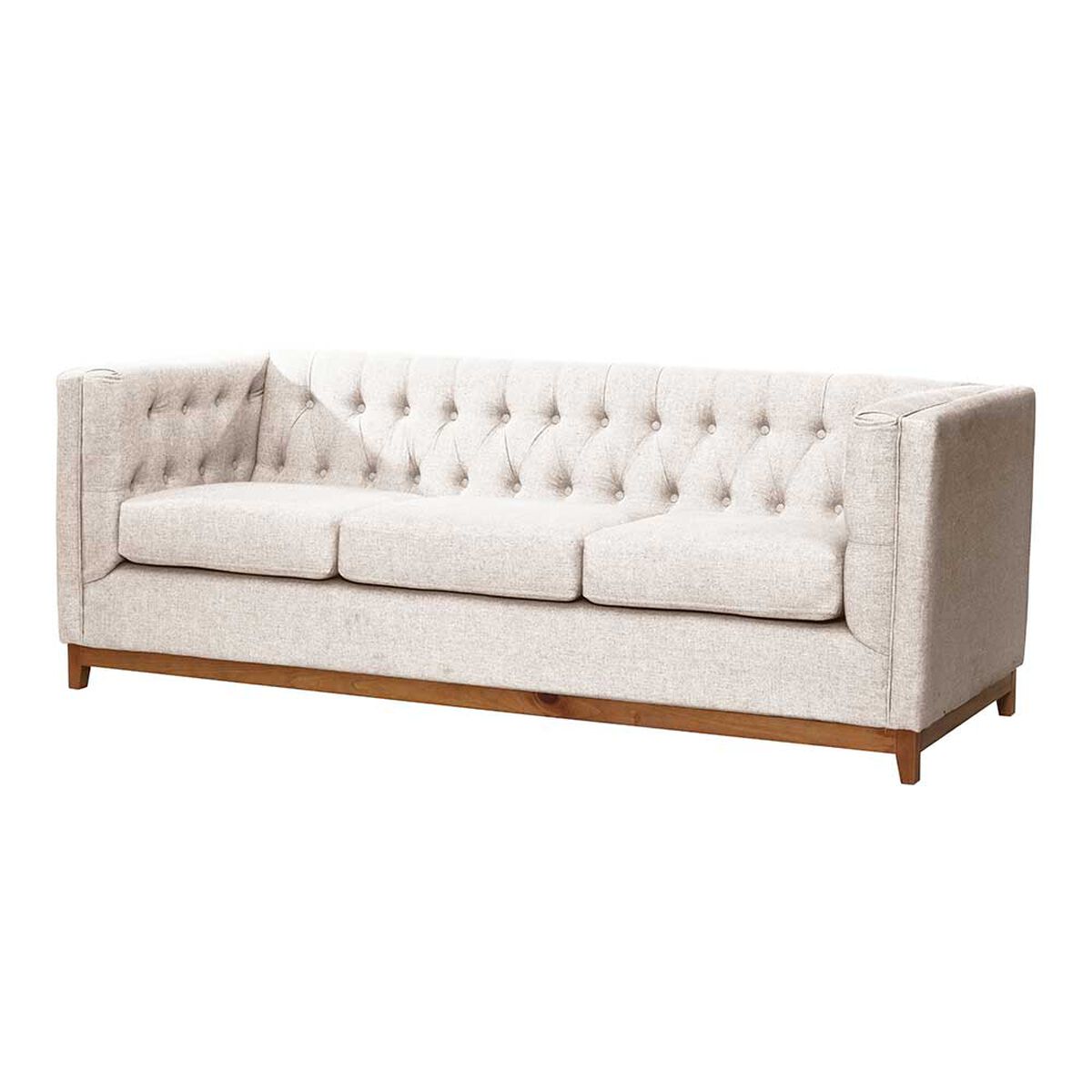 Sof&aacute; Latam Home Roma 3 Cuerpos Blanco