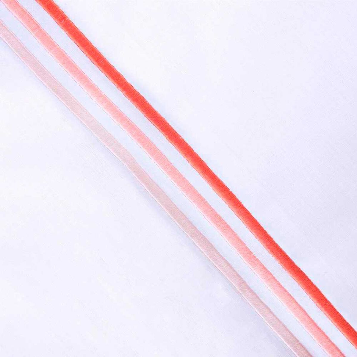 Juego de S&aacute;banas Mashini 144 Hilos 2 Plazas Line Terracota