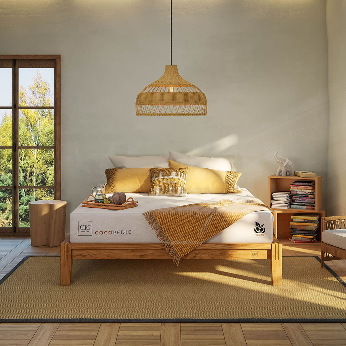Cama Europea CIC Base Dividida 2 Plazas Cocopedic