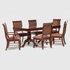 Juego de Comedor Daniels COM-D1888-4 4 Sillas Café