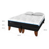 Cama europea CIC 2 Plazas Green Infinity