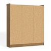 Closet Yardas Agustina 6 Puertas 8 Cajones Nogal