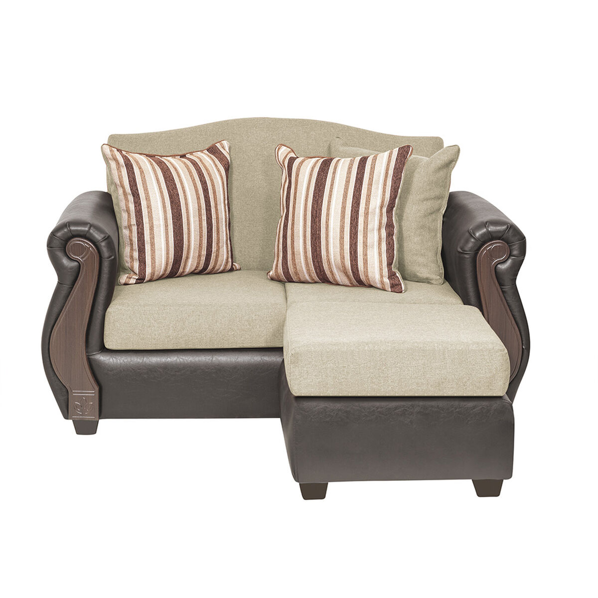 Sofá Seccional Reversible Innovamuebles New Bugambilia Beige 2-1 