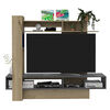 Estante TV TuHome Flamenco Duna /Plomo Hasta 60"