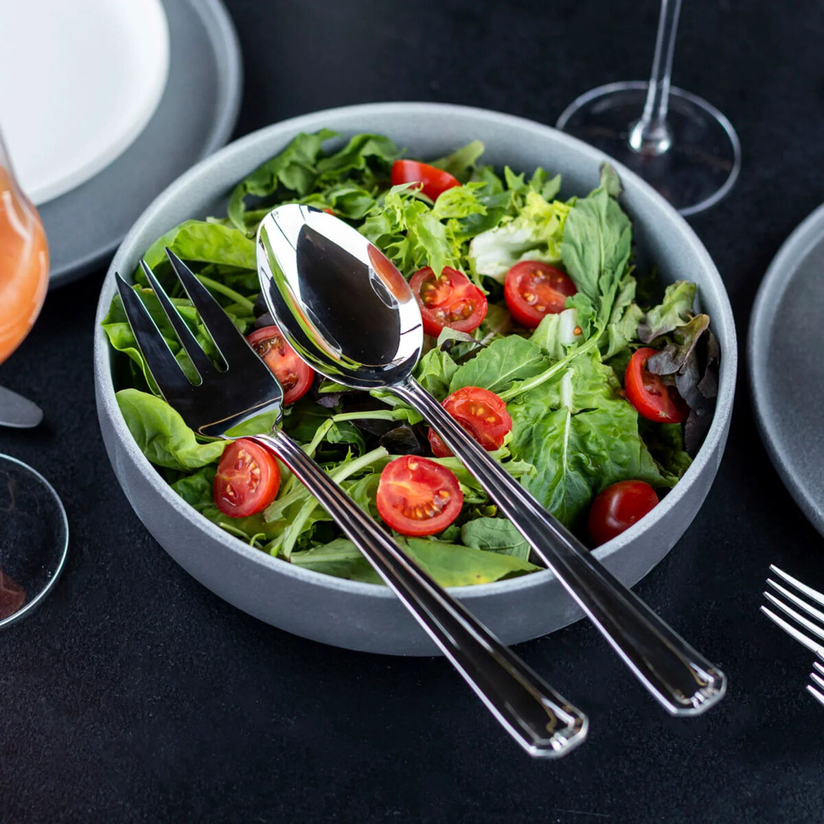 Set Tenedor y Cuchara Servir 2 Piezas Oxford Coquinaria