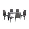 Juego de Comedor Zibel Titan 6 Sillas Gris