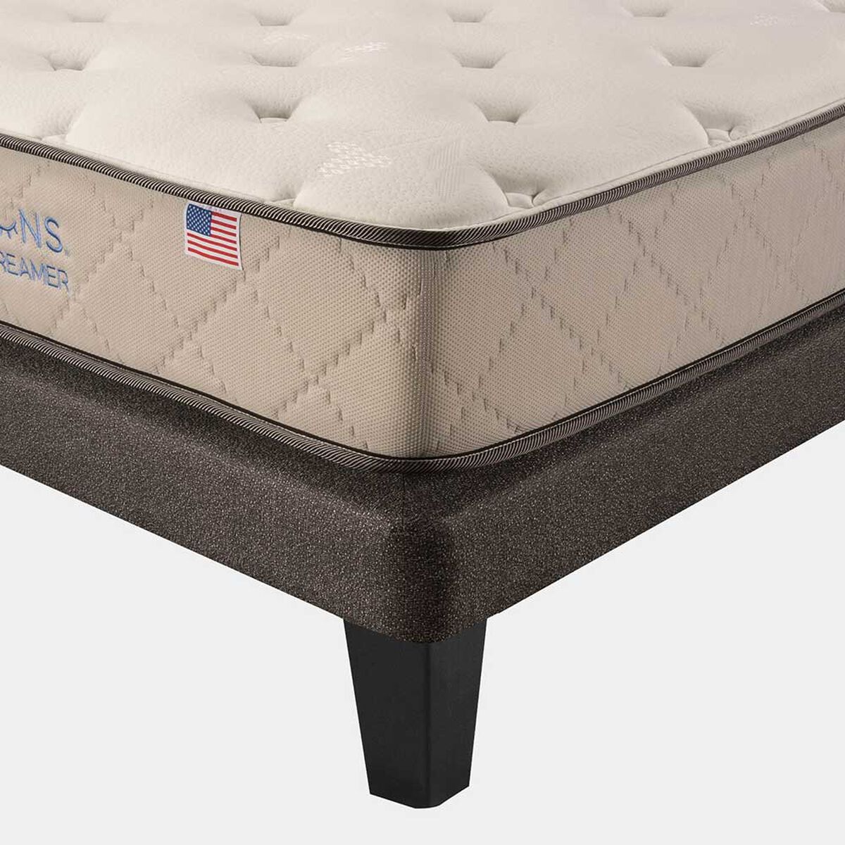Cama Europea Simmons 2 Plazas Dreamer + Respaldo