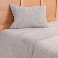 Juego de Sábanas Mashini 1,5 Plazas Liso Gris