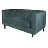 Sof&aacute; Tela Velvet Latam Home Brescia 2 Cuerpos
