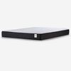 Cama Europea Rosen 2 Plazas Wave + Respaldo + 2 Veladores Tabor Grafito