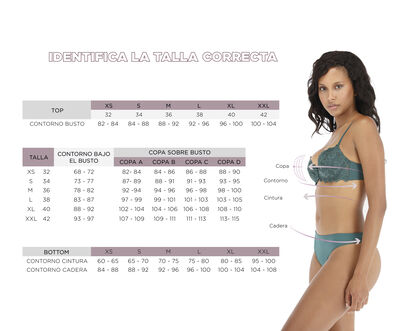 Imagen 2 del producto Sostén Strapless Mujer Flores Negro, Blanco, Beige