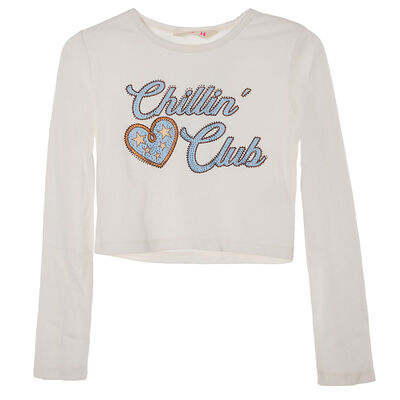 Imagen 1 del producto Polera Manga Larga Niña Mila Crudo, Grafito