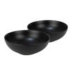 Set 2 Bowls Ensalada Doral Porto Servo Negro