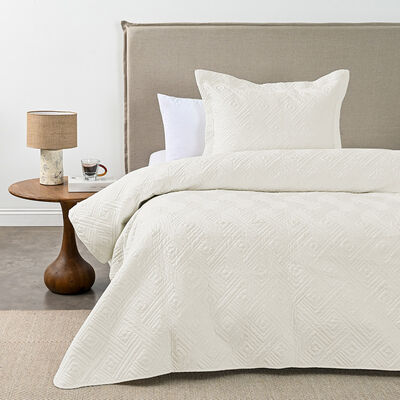 Quilt Cannon Matelado 1,5 Plazas Beige