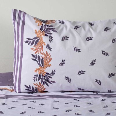 Imagen 2 del producto Juego de Sábanas American Family 144 Hilos 1,5 Plazas Lavanda Morado