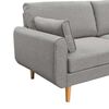 Sofá Home Mobili Denver 3 Cuerpos Gris