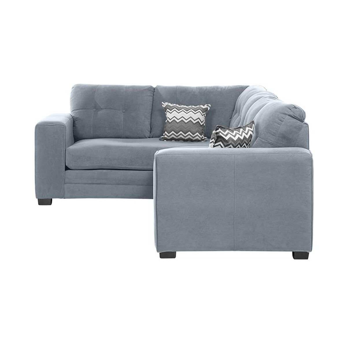 Sof&aacute; Seccional Izquierdo Living Factory Dubai 5 Cuerpos Gris