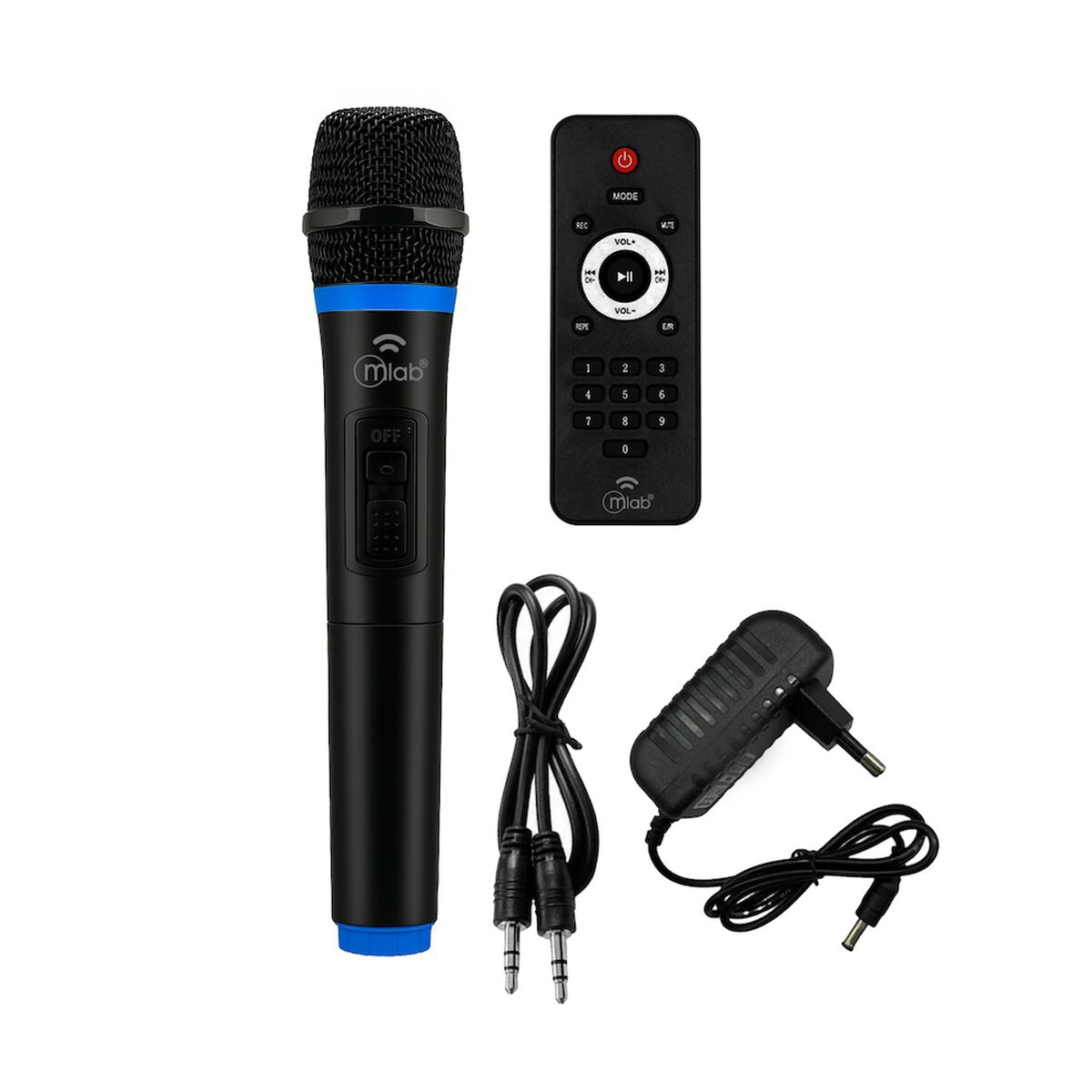 Parlante Portátil Bluetooth MLAB 9482 8" x 2 Negro