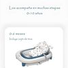 Bañera con Cojin Termómetro y más Accesorios Azul Lubabycas