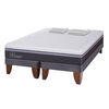 Cama Europea CIC Base Dividida King Ortopedic Advance + Almohadas
