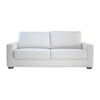 Sofá Cuero Yardas Argos Off White 2 Cuerpos