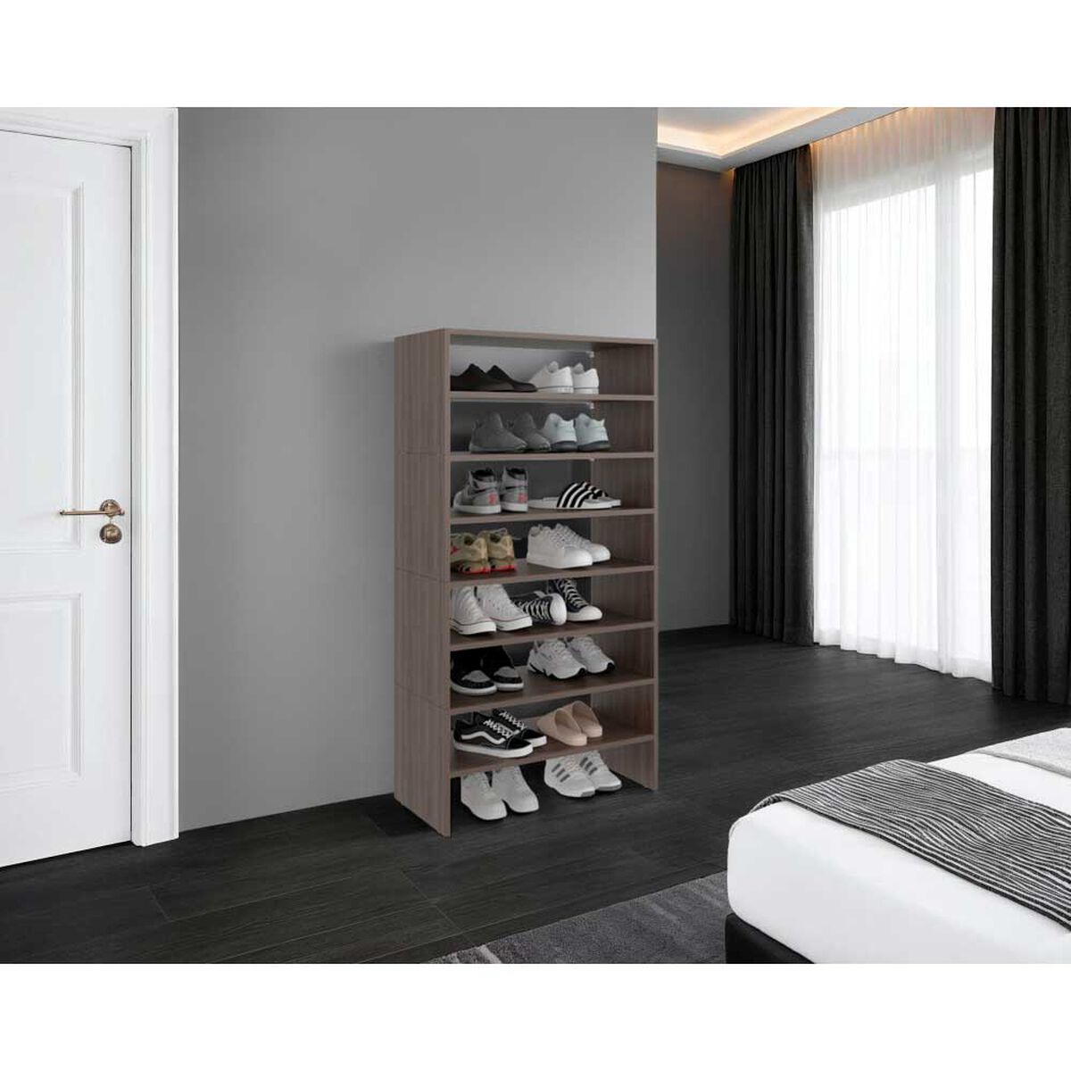 Zapatero Tuhome 7 Repisas Z-72 Milan