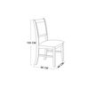 Pack 2 Sillas de Comedor Vekkahome Oporto Gris