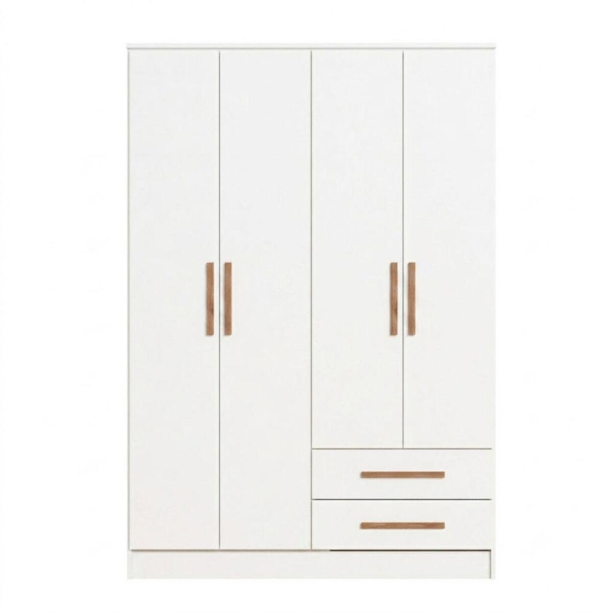 Closet Vekkahome Americano 4 Puertas 2 Cajones Blanco