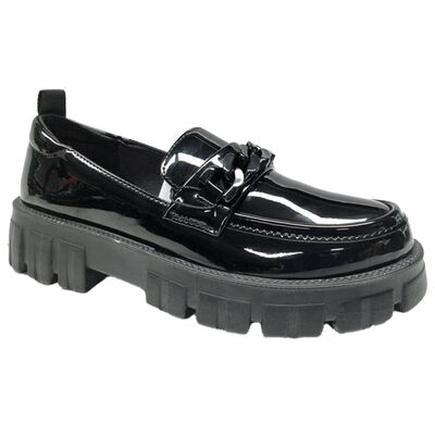 Zapato Vestir Clásico Mujer Icono Negro