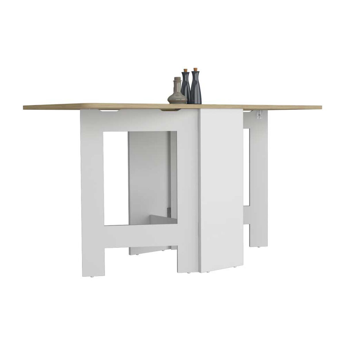 Mesa Abatible TuHome Compact Blanco Macadamia