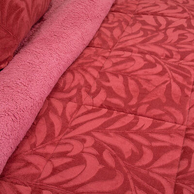 Imagen 2 del producto Cubrecama Doral 1,5 Plazas Guinda Outboss Sherpa