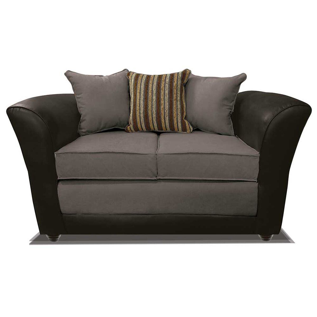 Juego de Living Elegant Detail Minesota Sof&aacute; 2 Cuerpos + Dos Sillones 1 Cuerpo Gris
