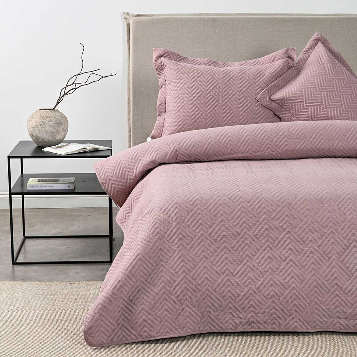 Quilt Elements & Co 2 Plazas Tulum Pink