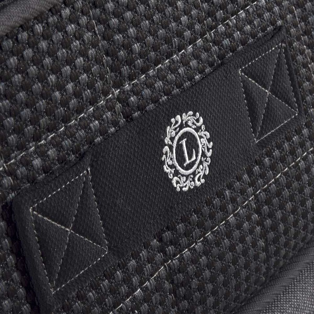 Cama Europea CIC Base Dividida King Lux + Respaldo Milan Negro