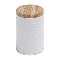 Lata Decorativa Metal Vgo 12 x 7 cm Blanco