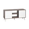 Rack TV Mobikit Atlanta Hasta 50" Roble Santana Blanco