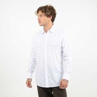 Camisa Manga Larga Hombre Zibel Blanco, Navy, Negro