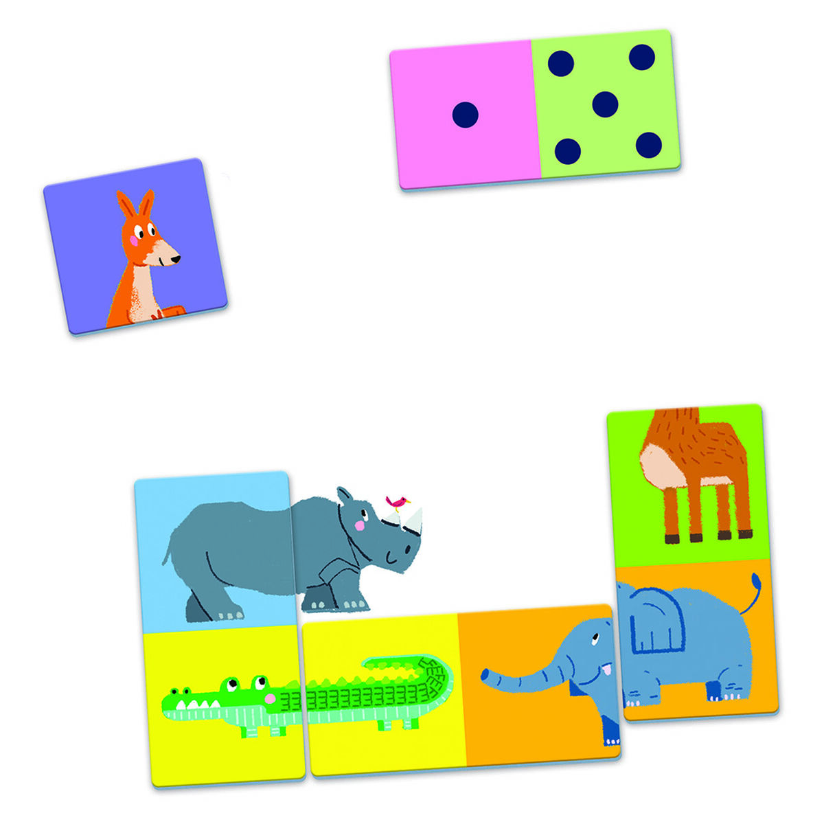 Juego de Domino de Animales Clementoni