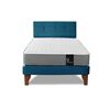 Cama Europea Latam Home 1,5 Plazas Zen Best Azul