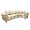 Sofá Seccional Derecho Living Factory Capri 5 Cuerpos Beige