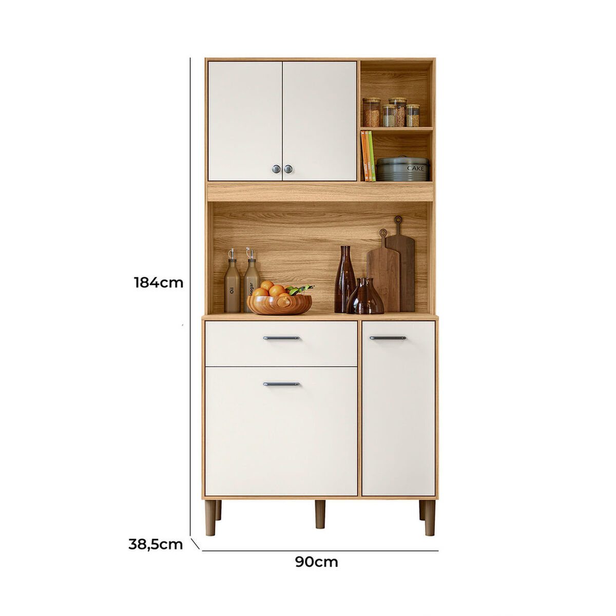Kit De Cocina Vekkahome Erva Blanco