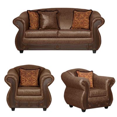 Imagen 1 del producto Juego de Living Black Factory Estambul 4 Cuerpos Café