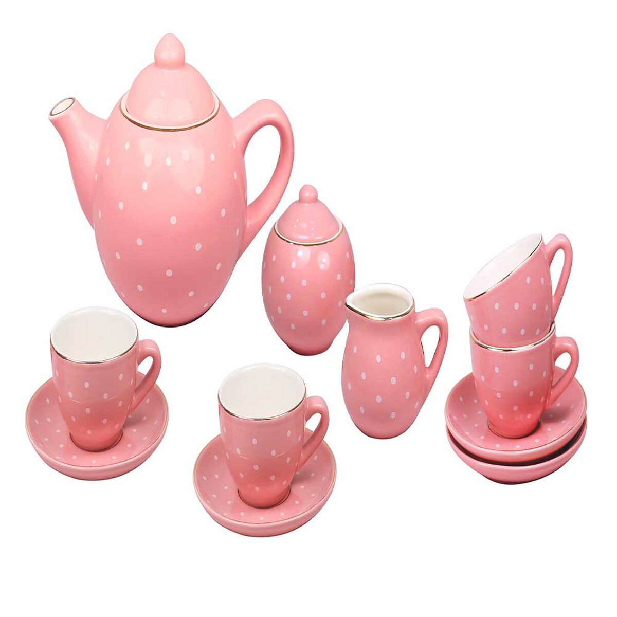 Juego de Té Porcelana 18 piezas Art Champion