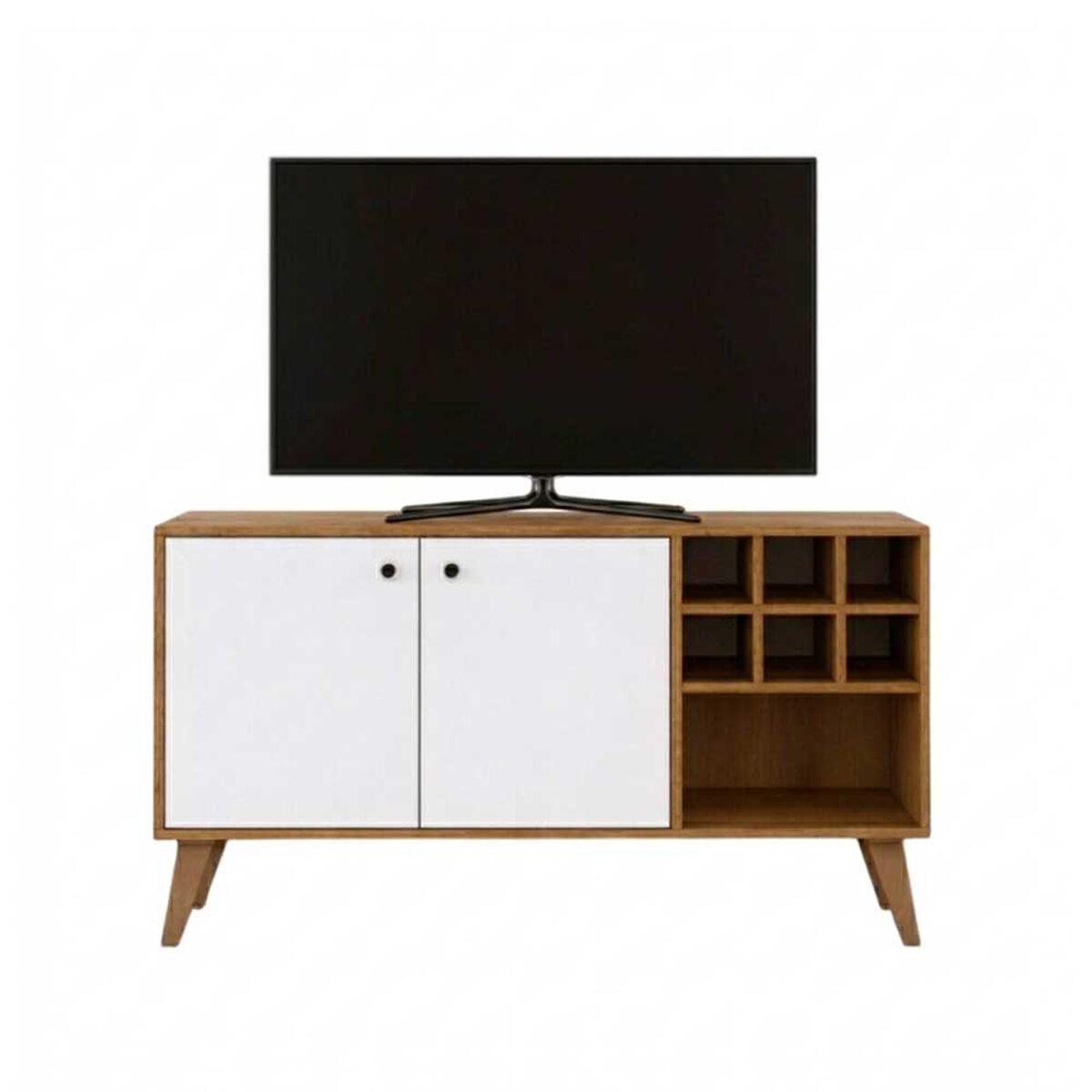 Rack TV Onessta Ibiza  Hasta 55" Miel Grafito