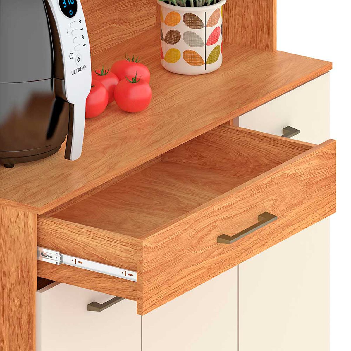 Kit Cocina Vekkahome Carla 5 Puertas Beige