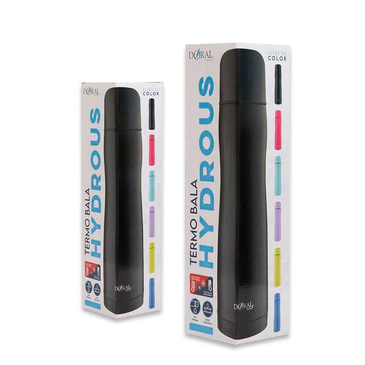 Termo Doral Hydrous 500 ml Negro