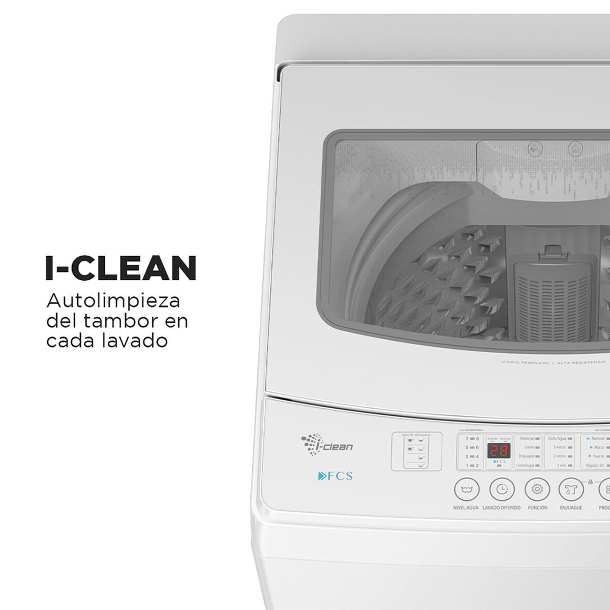 Lavadora Automática Midea MLS-080BE04N 8 kg