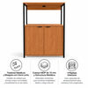 Mueble Organizador de Cocina Roca Org&aacute;nico Canela Negro